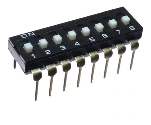 Dip Switch 8 Pin Para Protoboard Circuito Integrado 1 Pieza
