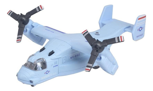 Juguete Cargo Avión De Combate De Tracción (azul) Ailejia