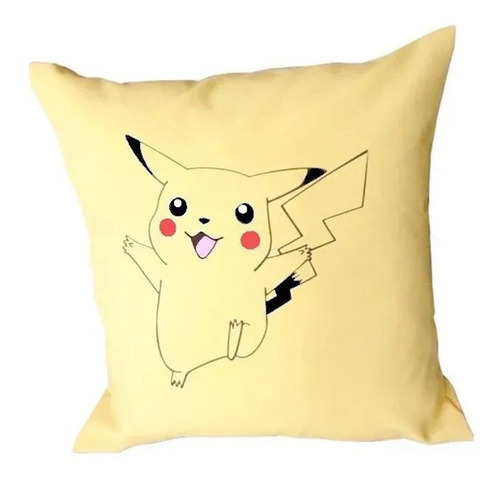 Almohadones Pikachu Pokemon Meme Estampados 40x40cm Wilwarin