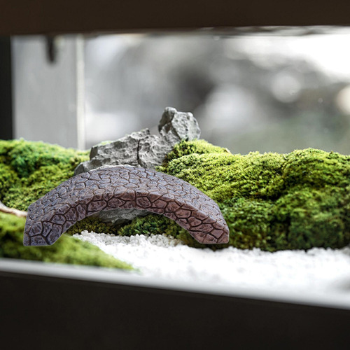 3 Estatuilla De Puente De Arco En Miniatura, Resina