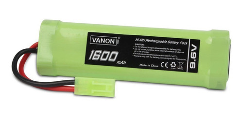 Imagen 2 de 5 de Tenergy 9.6v 1600mah Nimh Aeg Airsoft Pistola Mini Batería P
