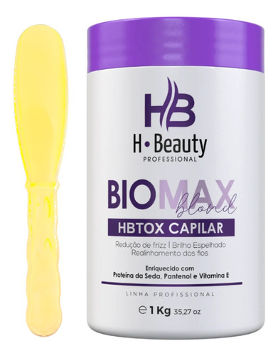 Botox Capilar Biomax Blond Hbeauty 1kg