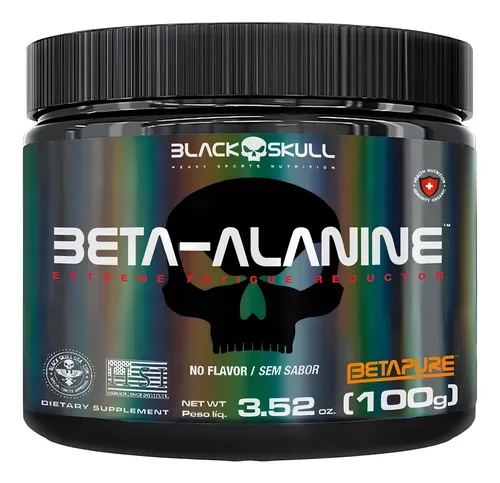 Beta Alanine Pote 100g - Black Skull