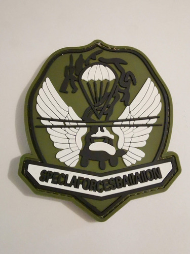 Parche Pvc Abrojo Tactico Militar Special Forces Battallon