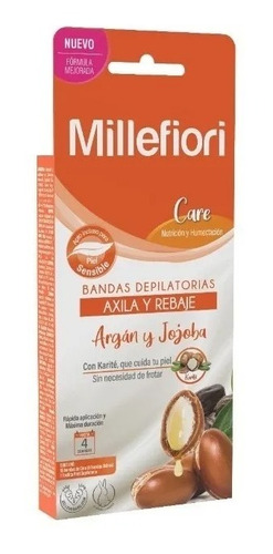 Bandas Depilatorias Axila Y Rebaje Argan Y Jojoba Millefiori