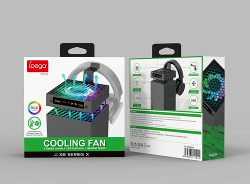 Ventilador Cooling Fan Rgb Auto Para Xbox Series X Ipega