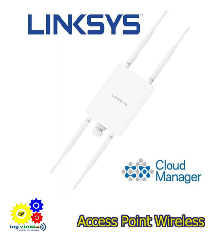 Access Point Linksys Ac1300 Dual Band Mu-mimo Cloud Poe+ Out