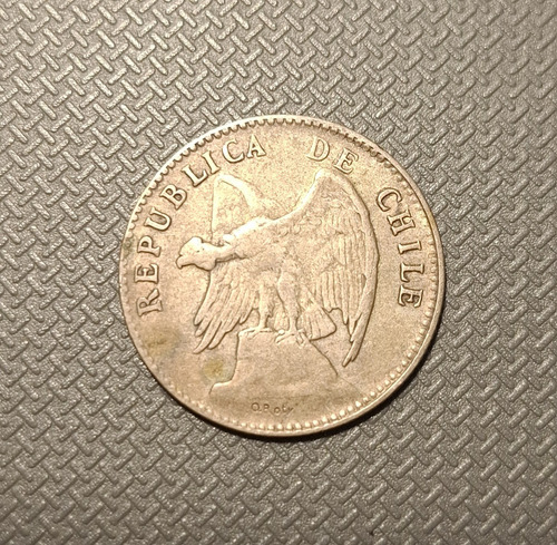 Chile. 20 Centavos 1920. Km# 151. Plata Ag (Usado)