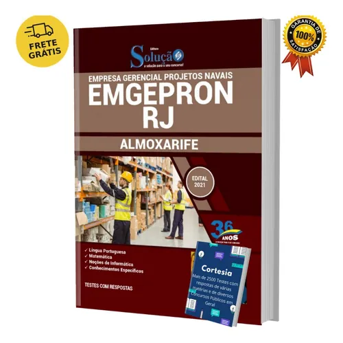 comprar Apostila Almoxarife Concurso Emgepron Rj - Projetos Navais