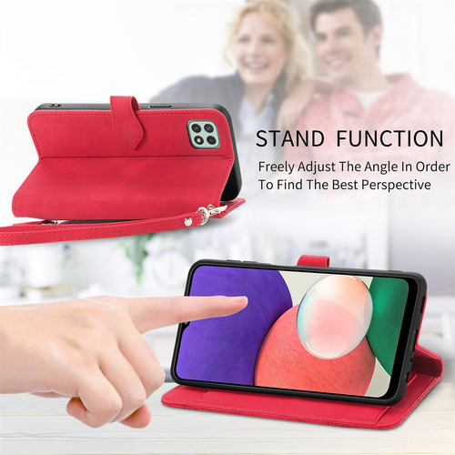 Compatível Com Samsung Galaxy A22 5g, Bolsa Com Zíper, Supor