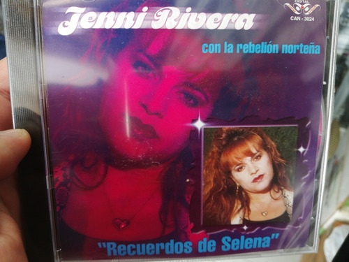 Cd Jenni Rivera Recuerdos De Selena 100% Sellado De Fab.