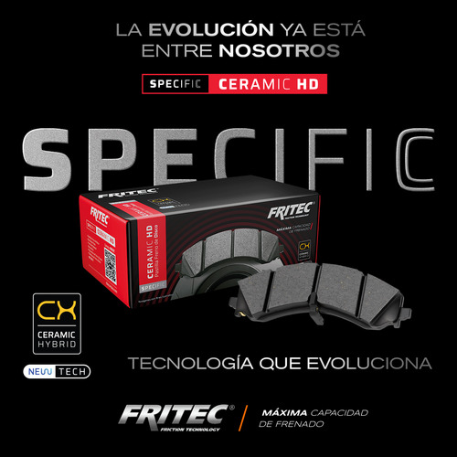 Balata Delantera Para Ford Transit 2021 2.0l Ceramica Fritec