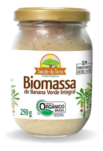 Biomassa De Banana Verde Integral Orgânica Sem Conservantes