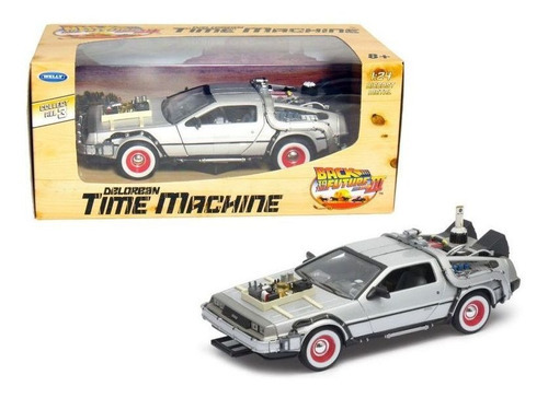 Delorean Time Machine - Back To The Future 3 - 1/24 - Welly