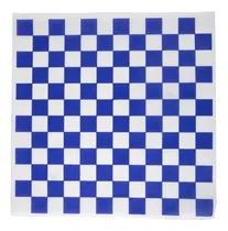 Comprar Papel Antigrasa Cuadros Azul\u002Fblanco 30x30 Cm (200 Und)