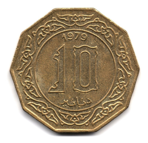Argelia 10 Dinares 1979
