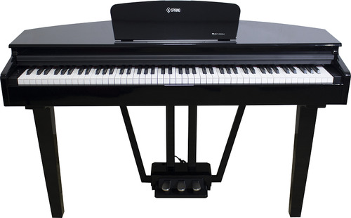Piano Spring Digital Versi Pd-a Cor Preto 110v - 220v