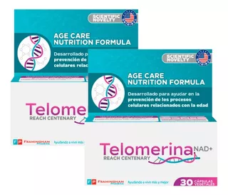 Combo X 2 Telomerina Nad+ Protector Adn Original - Anti-age