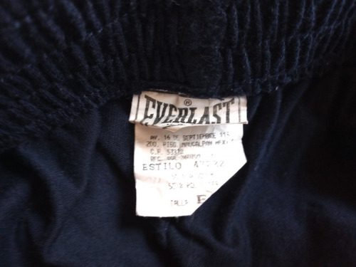 Shorts Entrenamiento Marca Everlast De Algodón Talla G. (Usado)