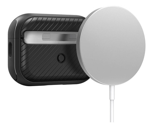 Imagen 6 de 7 de Case Spigen Mag Armor Magsafe AirPods Pro 2 Funda C/ Llavero