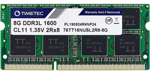 Ab Timetec 8gb Ddr3l/ddr3 1600 Mhz (ddr3l-1600) S