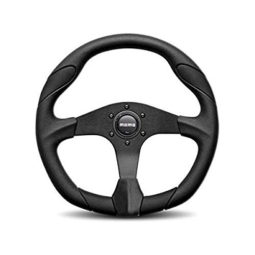 Momo Qrk35bk0b Quark Black 350 Mm Urethane Steering Wheel