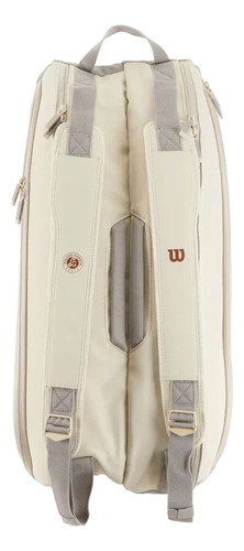 Raqueteira Wilson Roland Garros Super Tour Creme X9