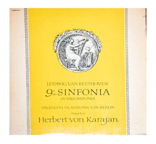 Vinilo Beethoven 9 Sinfonía Karajam (Usado)
