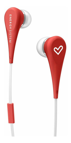 Audifonos Energy Sistem Earphones Style 1+ Red Con Mic
