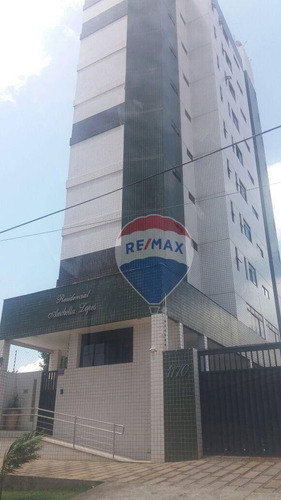 Excelente Apartamento Com 3 Dormitórios, Com Closet E Projetados À Venda, 100 M² - Candelária - Natal/rn - Ap0010