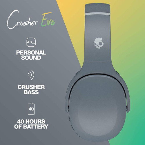 Skullcandy Crusher Evo - Auriculares Inalámbricos Con Graves