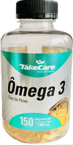 Ômega 3 Óleo De Peixe 1000 Mg 150 Cápsulas Sabor Sem Sabor