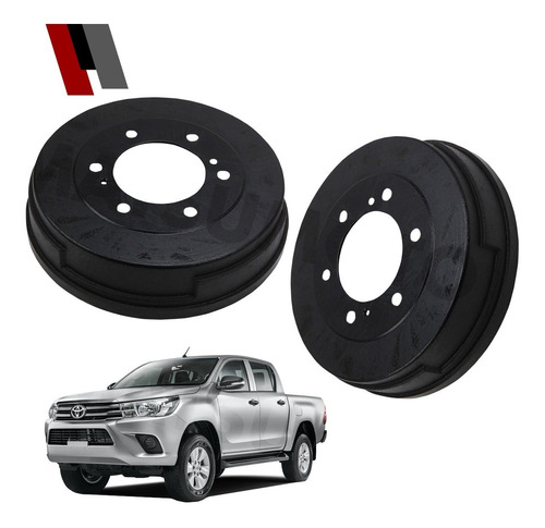  Tambores De Freno Trasero Toyota Hilux Dx 2016 - 2022