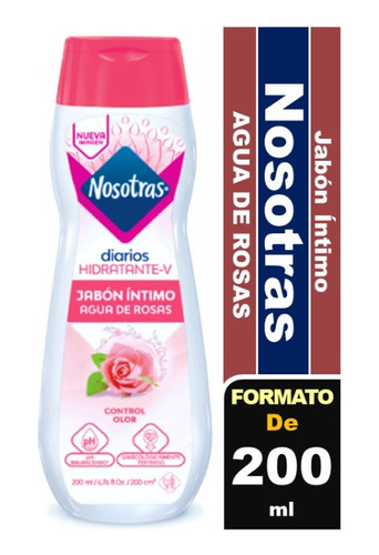 Jabón Íntimo Nosotras Diarios 200 Ml Elige Fragancia