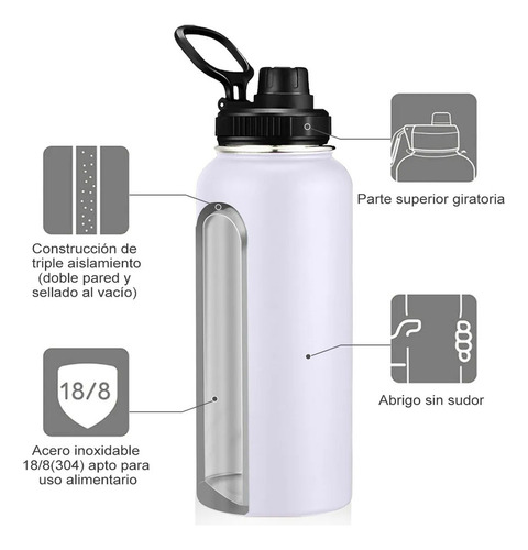 Xt Termo Vaso Botella Acero Inoxidable Con Fría/caliente 32