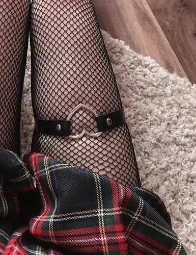 Arnés De Pierna Elástico Ajustable Con Clip De Metal