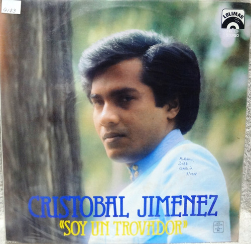 Cristobal Jimenez - 2 Discos - Se Venden Juntos - 6$