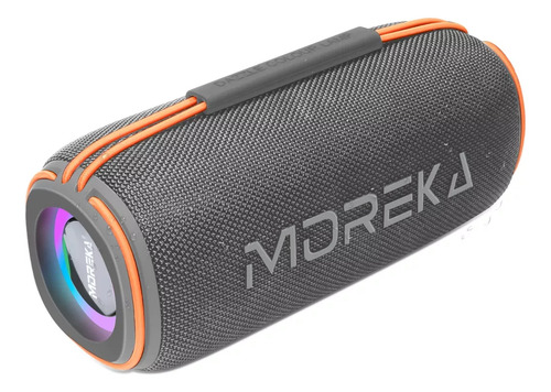 Moreka-368 Bocina Bluetooth, 20w Altavoz Bluetooth Portátil Ipx6 Impermeable, Luces Rgb, Sonido Estéreo Tws,bluetooth 5.3 Para Camping, Viajes Al Aire Libre, Fiesta, Hogar-gris