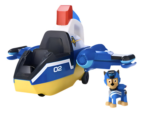 Patrulla Canina Paw Patrol Spiral Rescue Jet Original Chase
