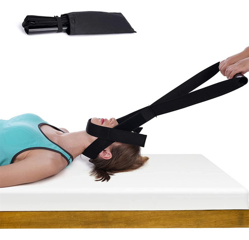 Dispositivo De Tração Cervical Para Pescoço, Preto