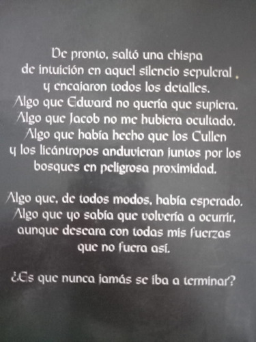 Eclipse Stephenie Meyer Alfaguara (Usado)
