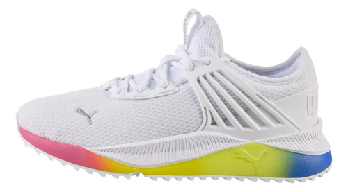 Tenis Puma Pacer Future Fluo Blanco/arcoiris Para Dama Nuevo