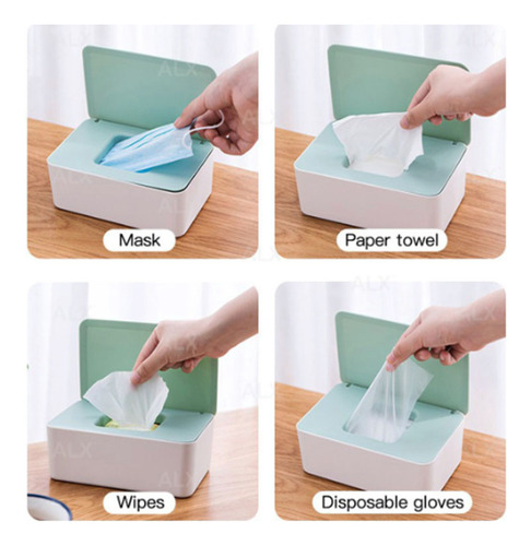 Caja De Almacenamiento A Prueba De Polvo, Toalla De Papel, M