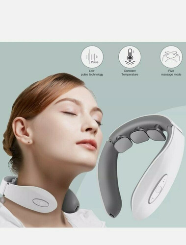 Imagen 2 de 3 de Masajeador Electrónico Cuello Cervical Smart 3 Electrodos