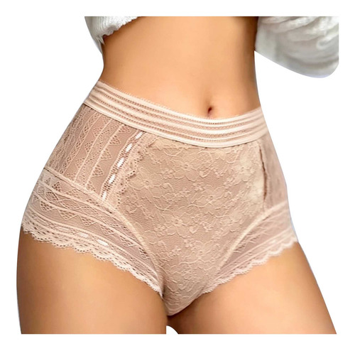 Braguitas De Encaje Para Mujer, Ropa Interior Lisa Y Cómoda,