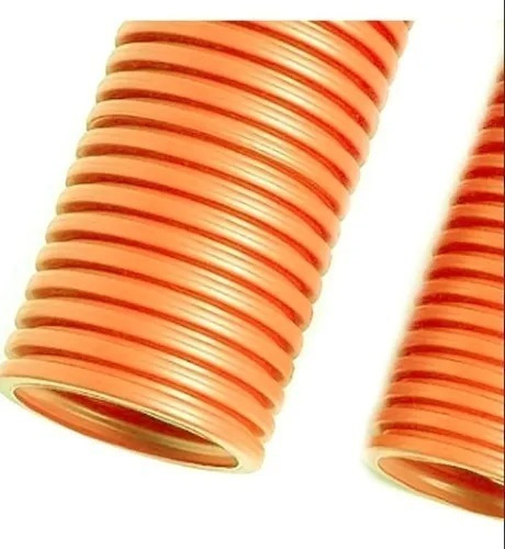 Caño Corrugado Flexible 3/4 Naranja Recorte 3mts