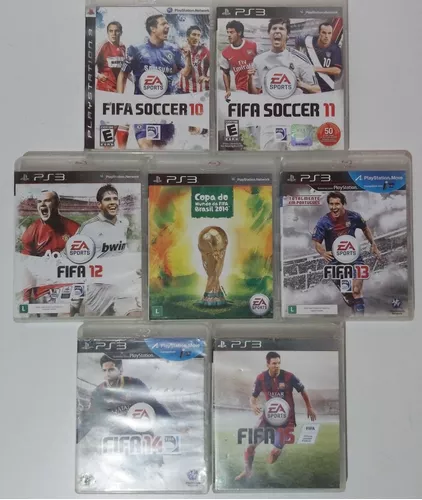 Jogos PS3 - FIFA 10, FIFA 11, FIFA 12, FIFA 13, FIFA 14, FIFA 15