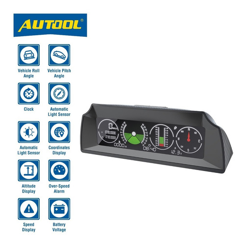 Medidor Velocidad X90 Gps Pendiente Inclinómetro Brújula 4x4