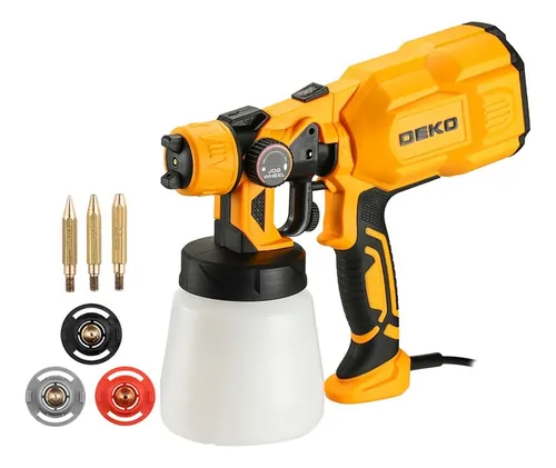 Pistola De Pintura Elétrica Pulverizador Hvlp 550w 220v Deko