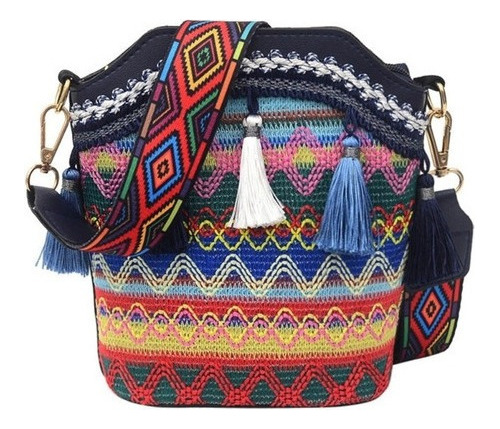 Bolso De Hombro Étnico Bordado Hippie Bordado Tote